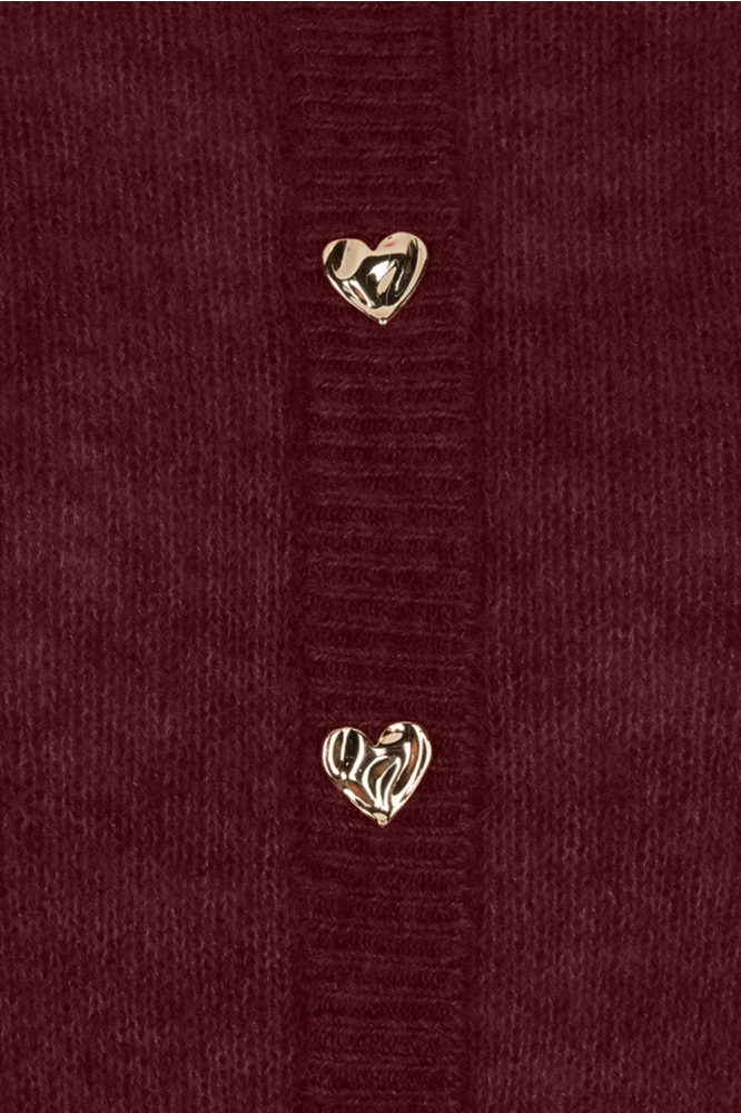 EsQualo bordeaux dames trui | Kleurstaal