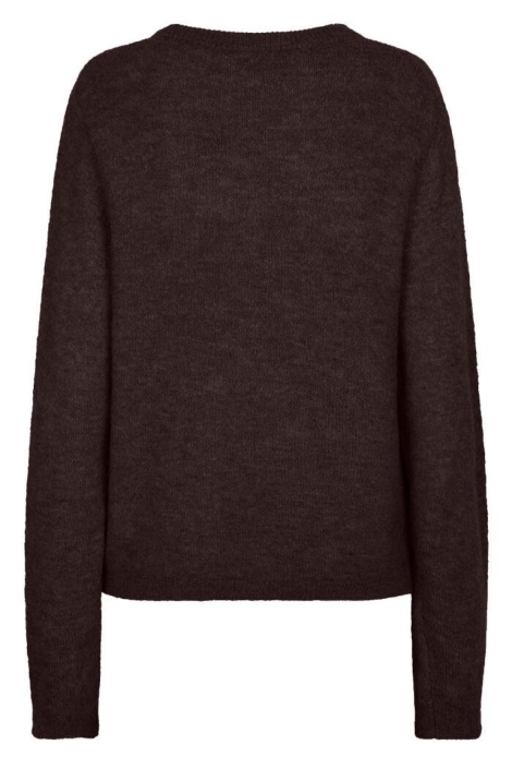 EsQualo bruine dames vest | Achteraanzicht