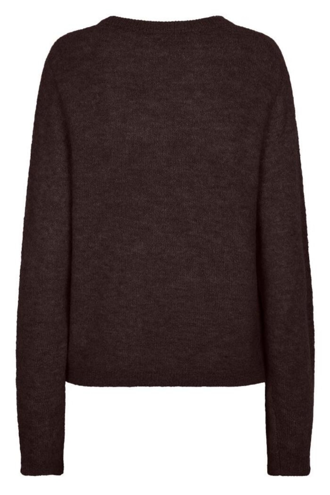 EsQualo bruine dames vest | Achteraanzicht
