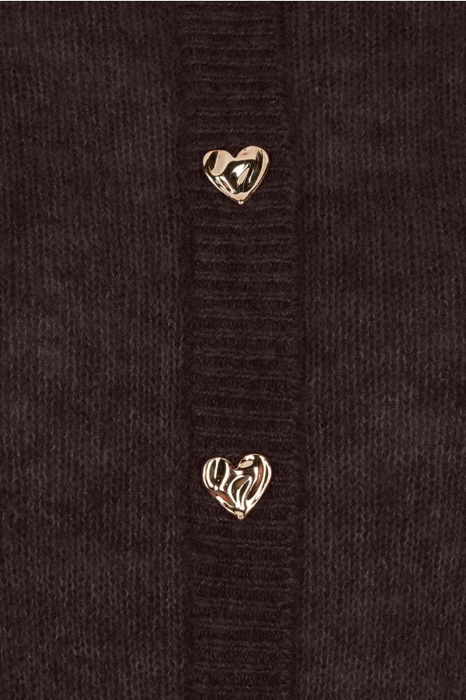 EsQualo bruine dames vest | Kleurstaal