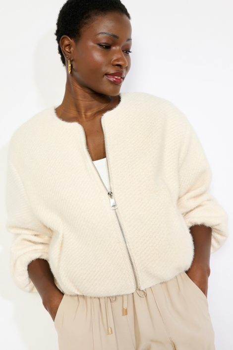 LolaLiza beige dames vest | Close up