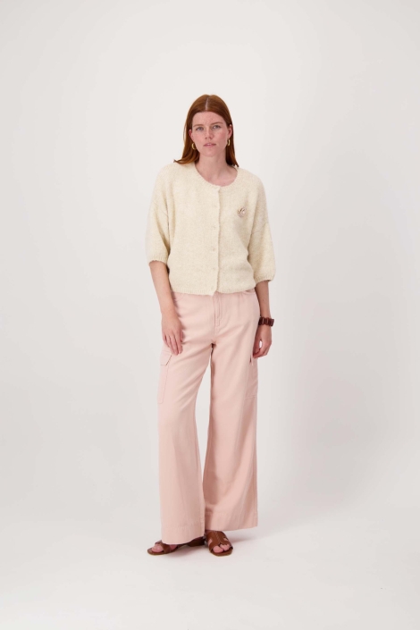 Zusss ecru dames vest | Model