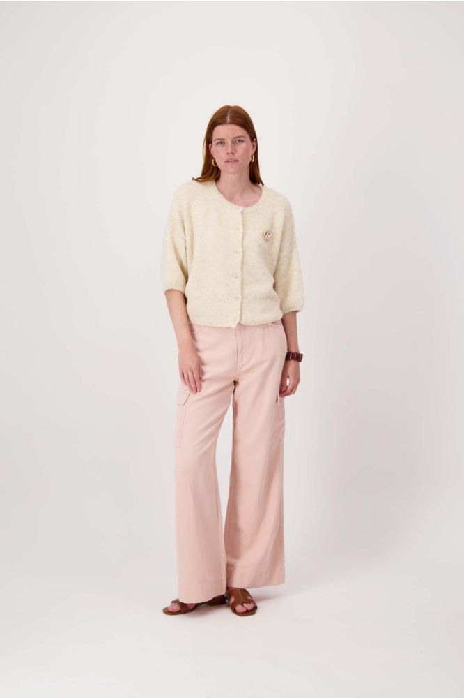 Zusss ecru dames vest | Model