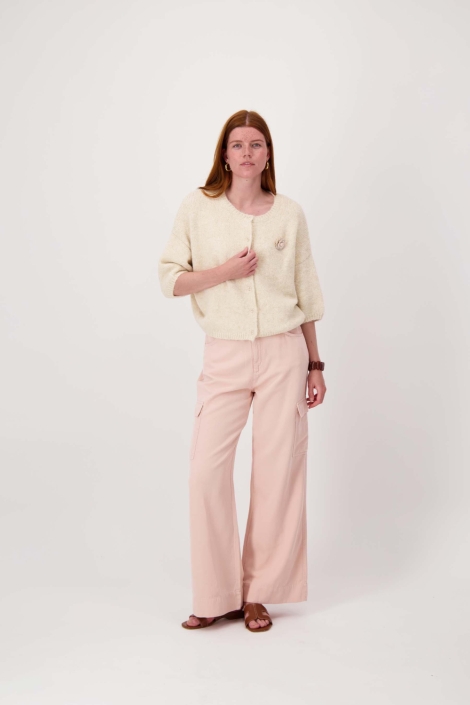 Zusss ecru dames vest | Model