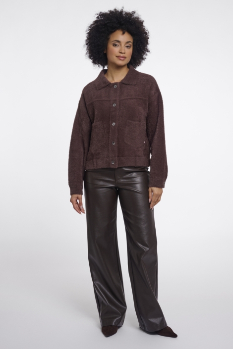 Rino & Pelle bruine dames vest | Model