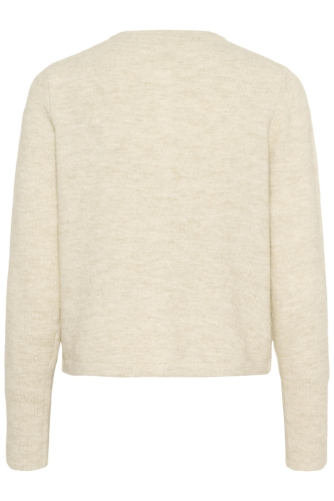 Kaffe beige dames vest | Achteraanzicht