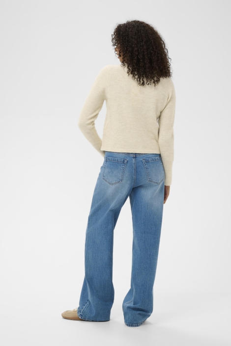 Kaffe beige dames vest | Model