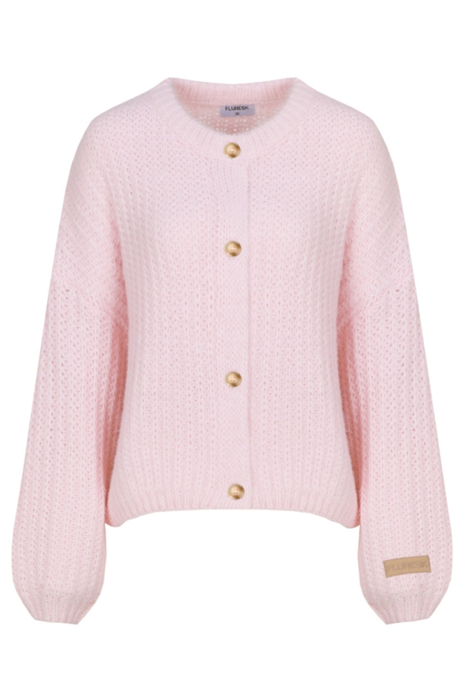 Fluresk roze dames vest | Vooraanzicht
