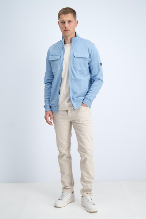 Gabbiano blauwe heren vest | Model