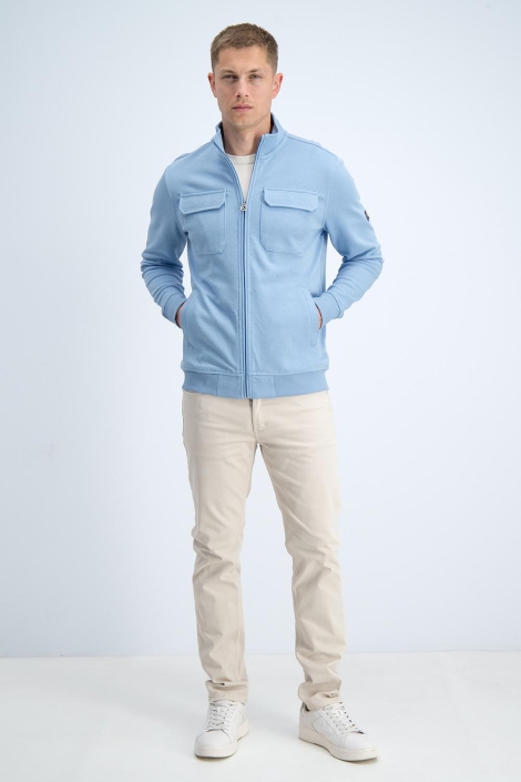 Gabbiano blauwe heren vest | Model