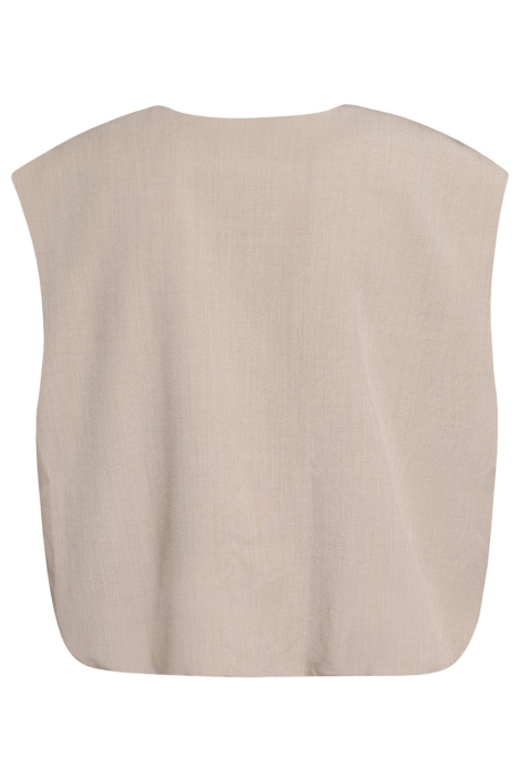 SisterS point zand dames gilet | Achteraanzicht