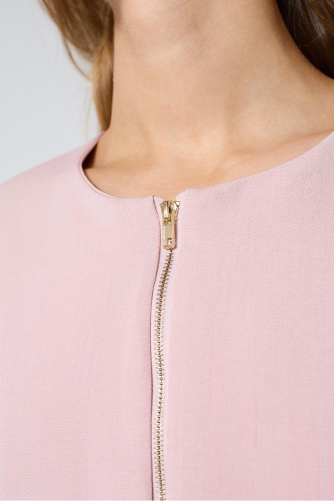 SisterS point roze dames gilet | Close up
