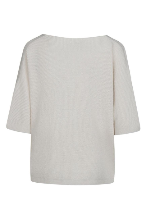 Kimara ecru dames vest | Achteraanzicht