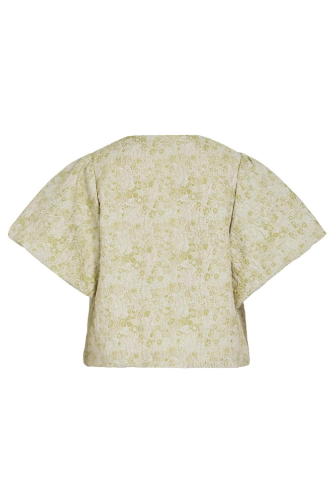 Vila groene dames bolero | Achteraanzicht