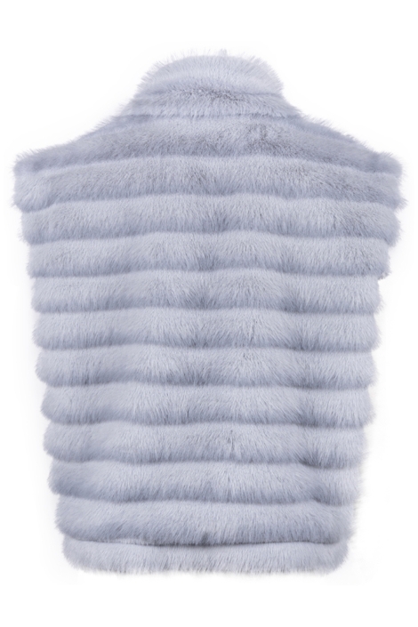 Nukus grijze dames gilet | Achteraanzicht