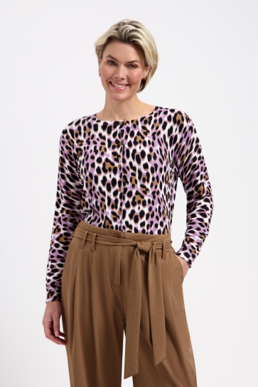 Lady Day Vest JAZZY CARDIGAN L29 601 3187 SUTTON PRINT