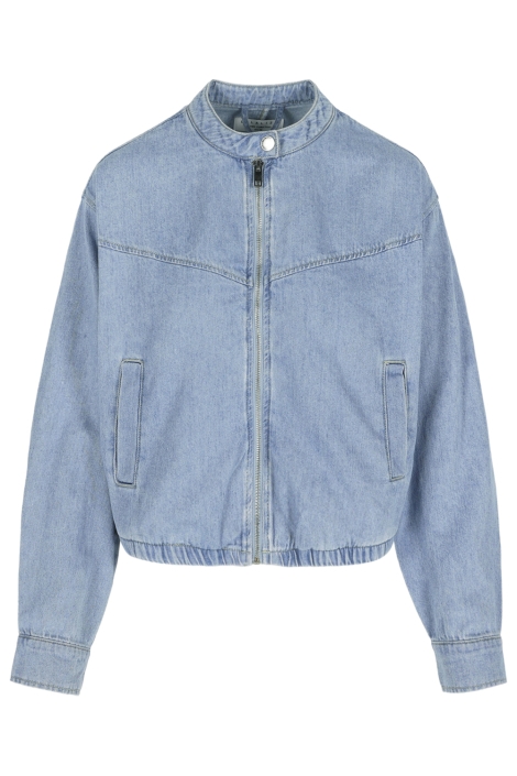 LolaLiza blauwe dames jas | Vooraanzicht