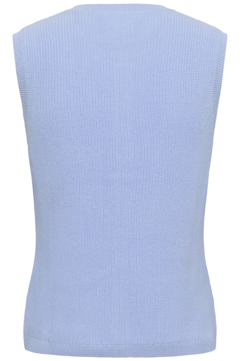 Part Two blauwe dames gilet | Achteraanzicht