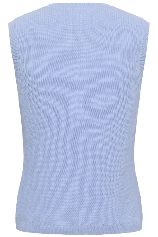 Part Two blauwe dames gilet | Achteraanzicht
