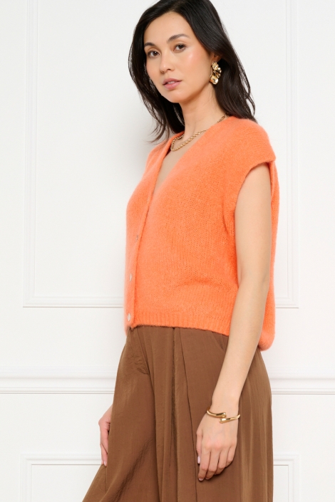 LolaLiza oranje dames gilet |