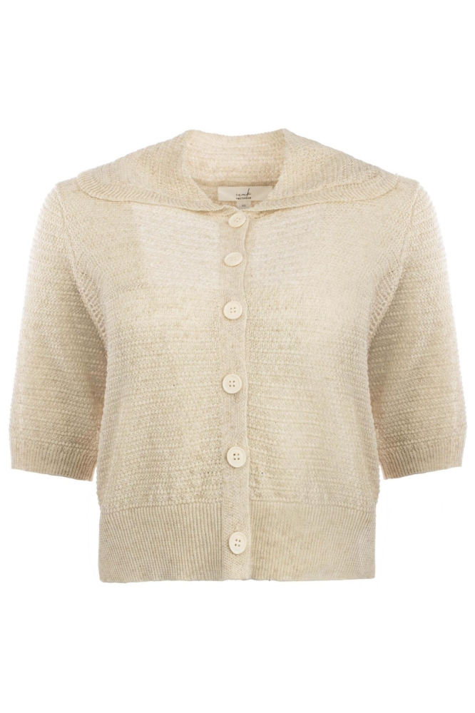I-coni-K beige dames vest | Vooraanzicht