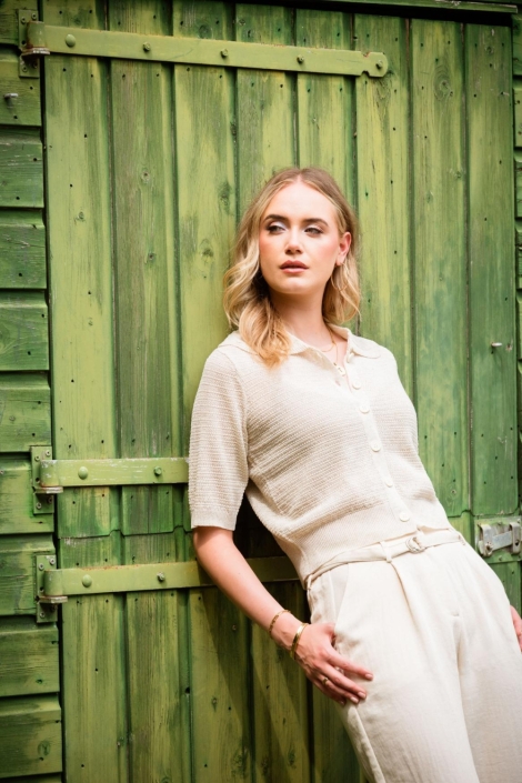 I-coni-K beige dames vest | Sfeerbeeld, In situatie