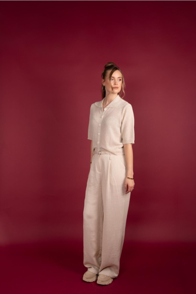 I-coni-K beige dames vest | Model