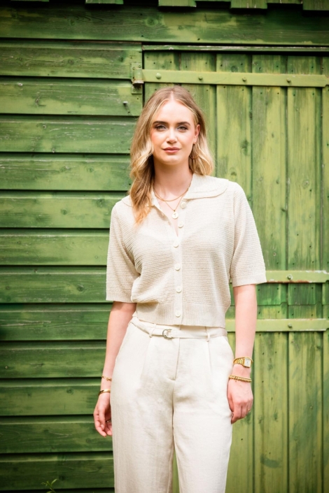 I-coni-K beige dames vest | Sfeerbeeld, In situatie