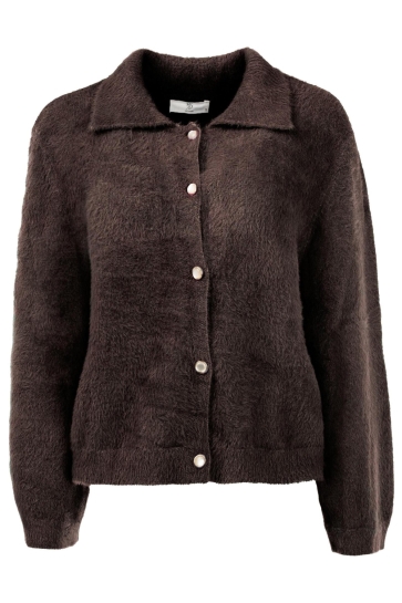 NED halton 7/8 ss-rmj furry knit Bruin