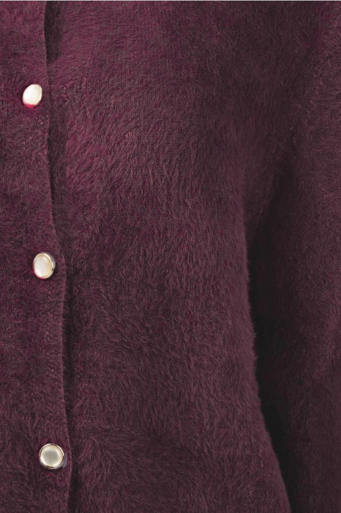 NED bordeaux dames vest | Close up