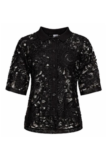 Maicazz Vest TRISTAN CARDIGAN SU26 65 207 BLACK