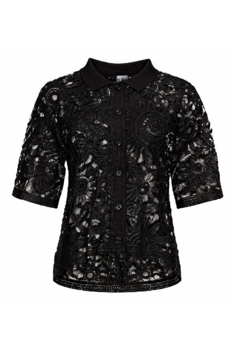 Maicazz zwarte dames vest | Vooraanzicht