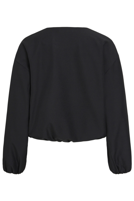 Vila zwarte dames vest | Achteraanzicht