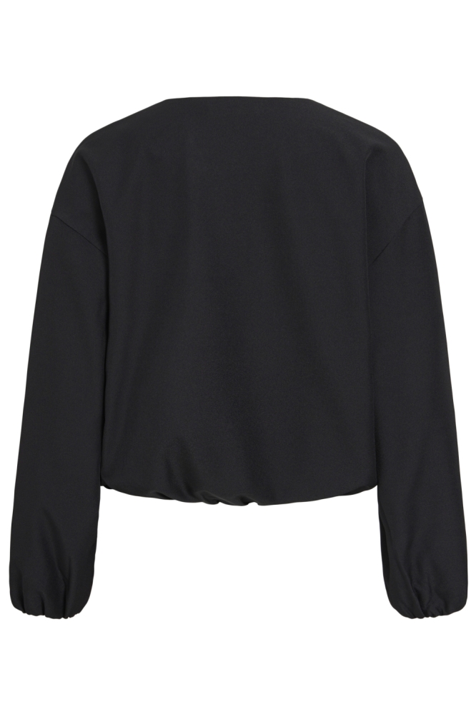 Vila zwarte dames vest | Achteraanzicht