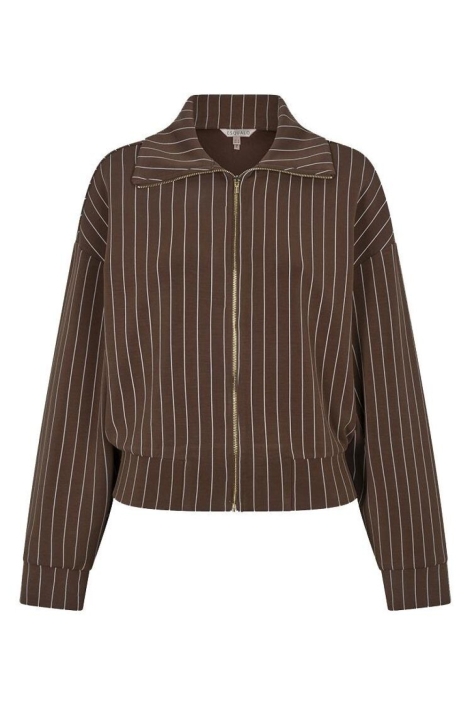 EsQualo bruine dames vest | Vooraanzicht