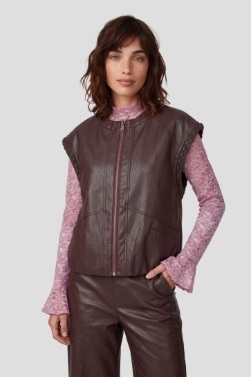 Fluresk fauve gilet Bordeaux