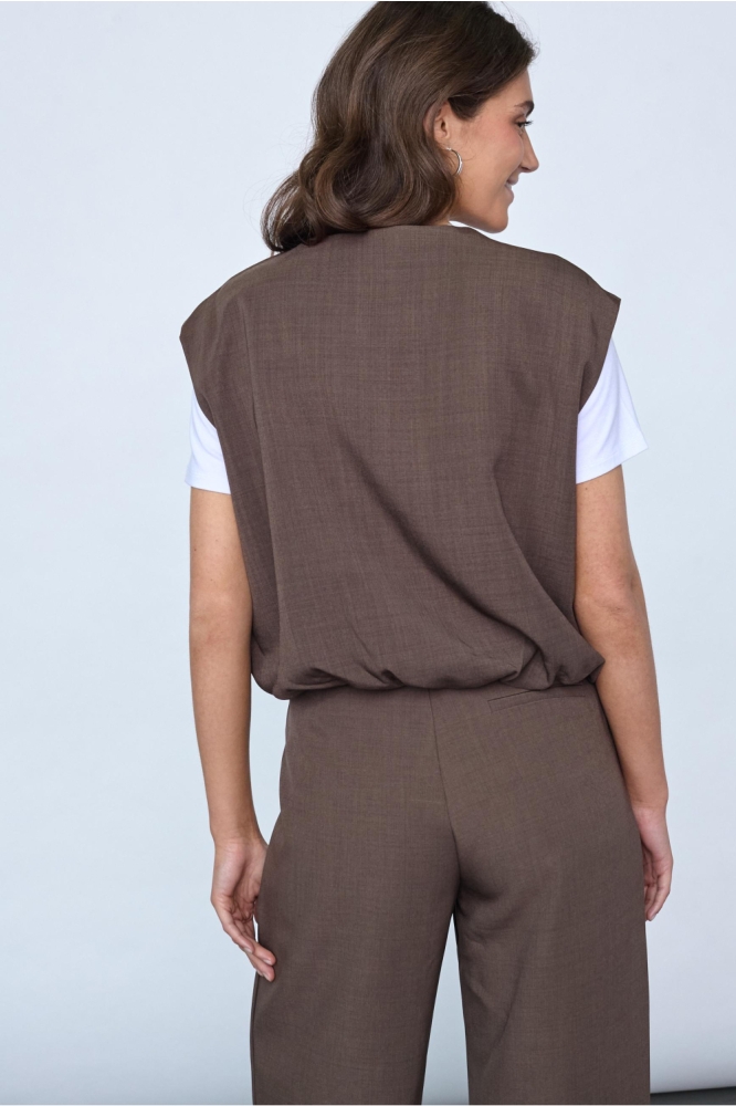 SisterS point bruine dames gilet | 