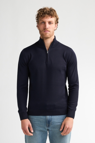 Petrol Industries Trui FIJNGEBREIDE HALF ZIP TRUI WHEEL M ROS KWC202 5178