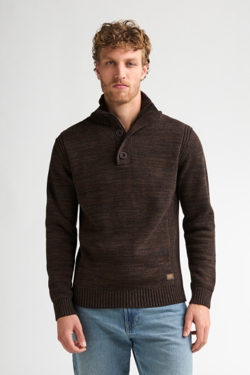 Petrol Industries men knitwear collar Bruin