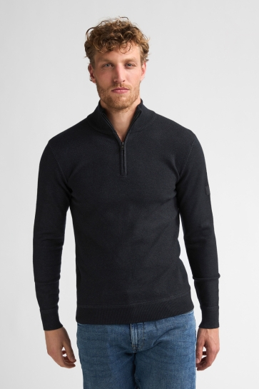 Petrol Industries men knitwear collar Blauw