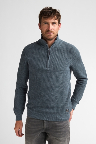 Petrol Industries Trui MELANGE HALF ZIP KNIT ROCKFORD M 3060 KWC227 5202