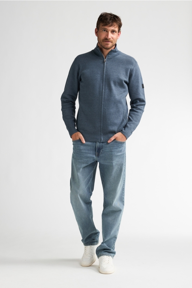 Petrol Industries blauwe heren vest | Model