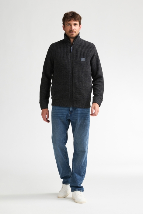 Petrol Industries grijze heren vest | Model