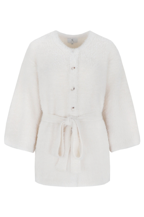 C&S The Label beige dames vest | Vooraanzicht