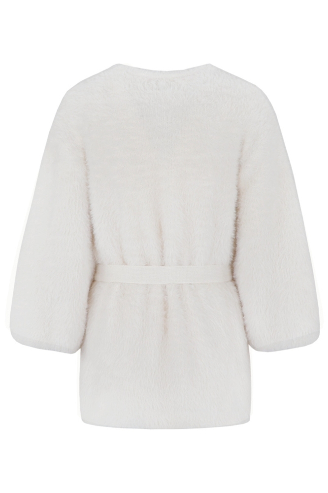 C&S The Label beige dames vest | Achteraanzicht