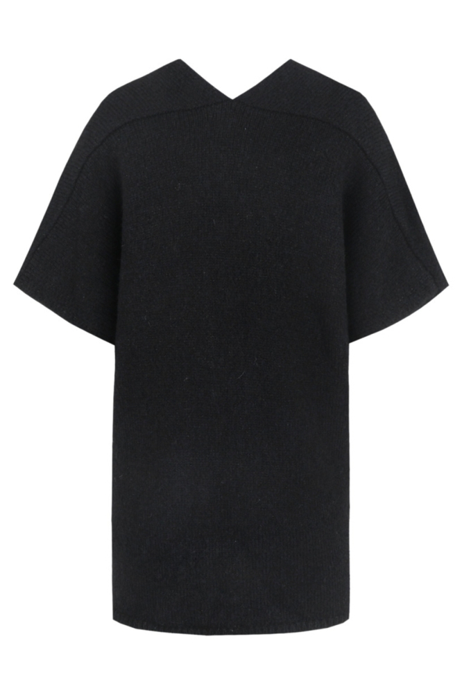 C&S The Label zwarte dames vest | Achteraanzicht