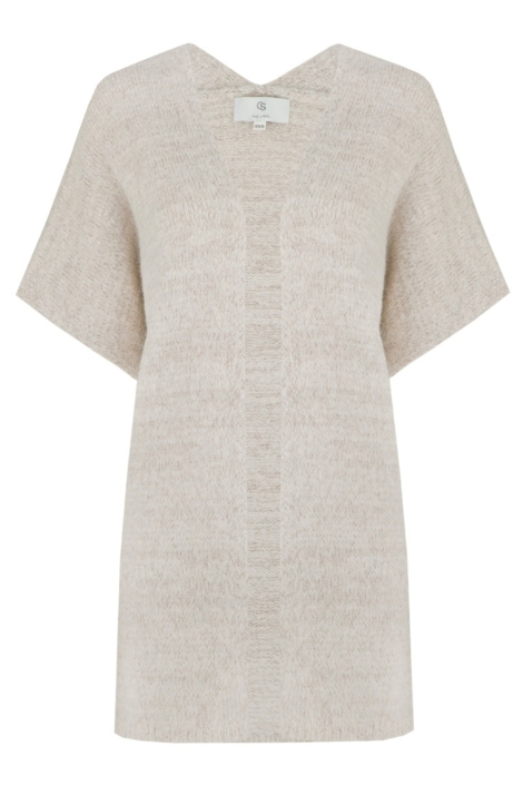 C&S The Label zand dames vest | Vooraanzicht