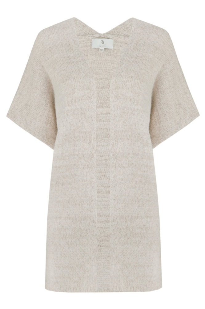 C&S The Label zand dames vest | Vooraanzicht