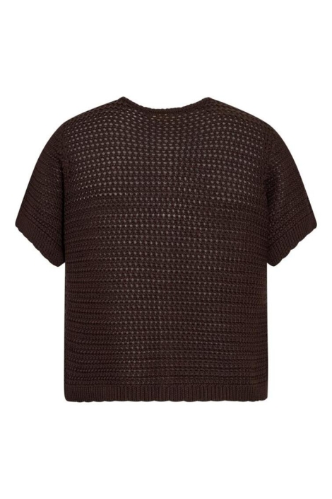 Freequent bruine dames vest | Achteraanzicht