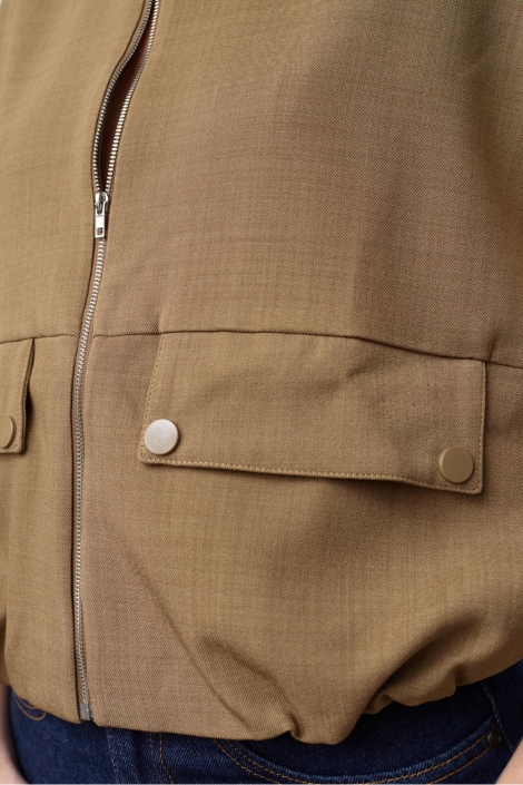 SisterS point zand dames gilet | Close up